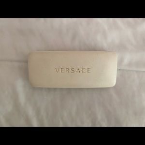 Versace Textured Sunglasses Case